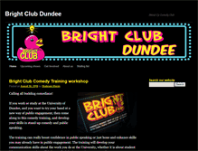Tablet Screenshot of brightclubdundee.org
